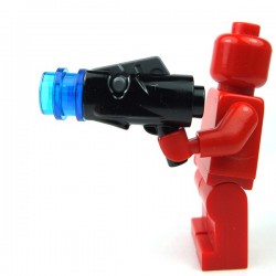 Lego - Black Minifig, Weapon Gun, Blaster Mini with Trigger (SW)