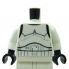 Lego - White Torso SW Armor Stormtrooper, Detailed Armor without Shoulder Belts (Rebels Cartoon Style)﻿﻿