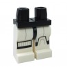 Lego Accessoires Minifigure Jambes SW Stormtrooper marquages noir et gris