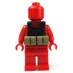 Accessoires Lego Minifigure custom Si-Dan Toys - Block Pouch BK31 (Deep Bronze Brown)