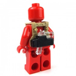 Accessoires Lego Minifigure custom Si-Dan Toys - Block Pouch BK36 (Noir)