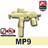 Lego Accessoires Minifig Custom Si-Dan Toys - MP9 (Beige)