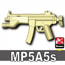 Lego Accessoires Minifig Custom Si-Dan Toys - MP5A5s (Beige)