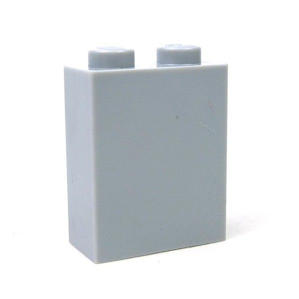 Brick 1x2x2 light bluish gray 20 Stück hellgrau Bausteine Konvolut