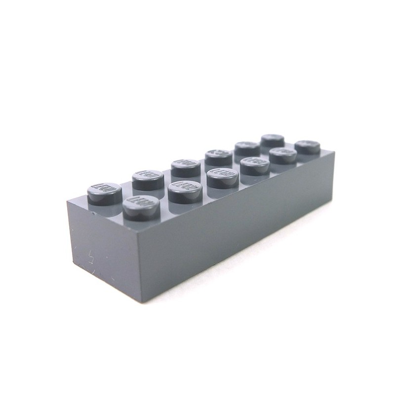 Lego Wall Container 1x4x2 New Dark Grey 2 Piece 1018 #