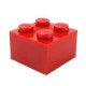 LEGO - Brick 2x2 (Red)