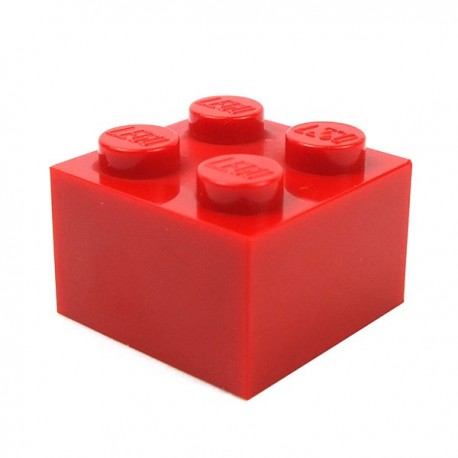 Lego Spare Parts Brick 2x2 (Red)