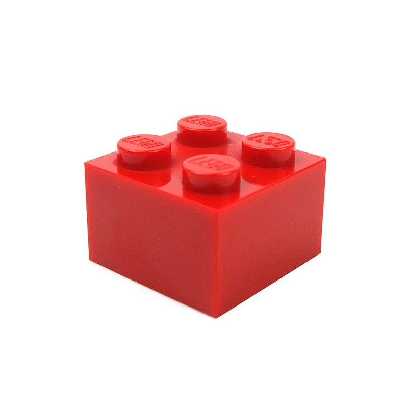 Lego Spare Parts Brick 2x2 (Red)