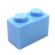 LEGO - Brique 1x2 (Medium Blue)