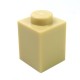 LEGO - Brique 1x1 (Beige)