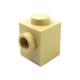 LEGO - Brick Modified 1x1 with Stud on 1 Side (Tan)