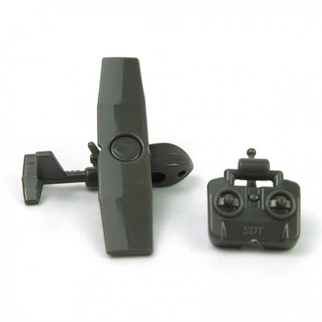 Lego Accessoires Minifig Custom Si-Dan Toys - UAV SWAN (Deep Gray Green)