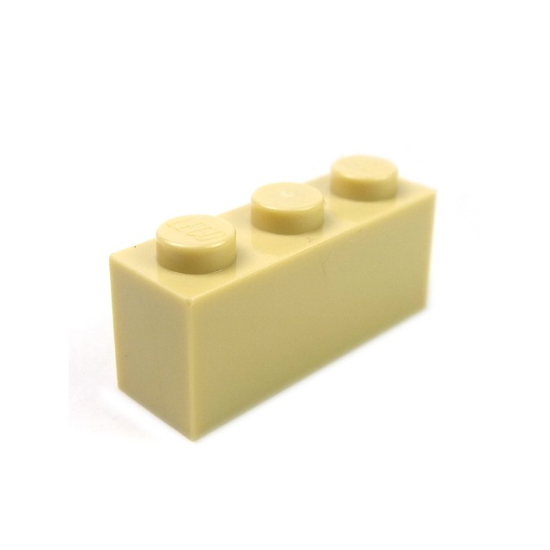LEGO LOT 20 X  BRICK W/BOW 1/3 TAN REF 50950 4624088 *NEUF* 