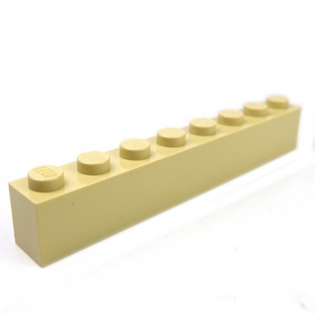 LEGO - Brique 1x8 (Beige)