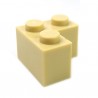 LEGO - Brique 2x2 Corner (Beige)