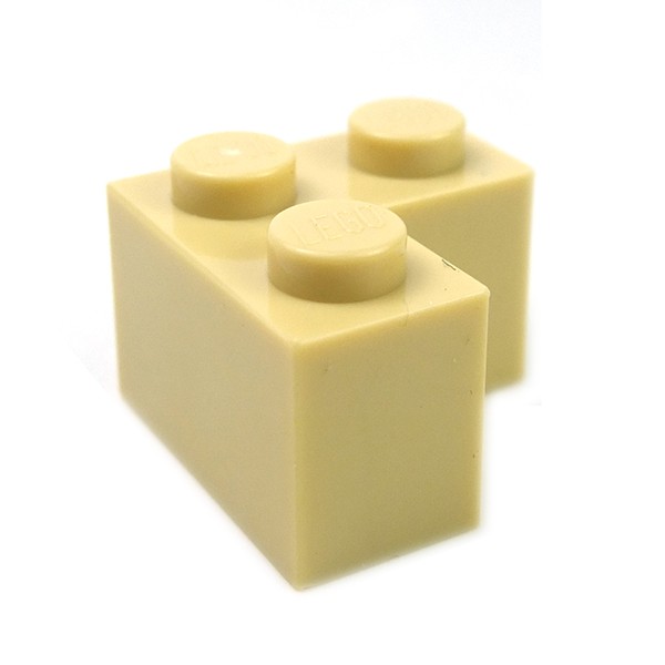 Lego Pièces Détachées Brique 2x2 Corner Beige