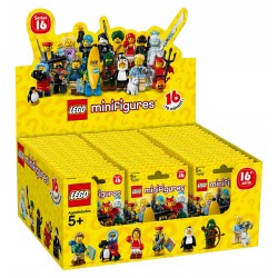 LEGO 71013- Boite complète de 60 sachets - Série 16 Minifigures
