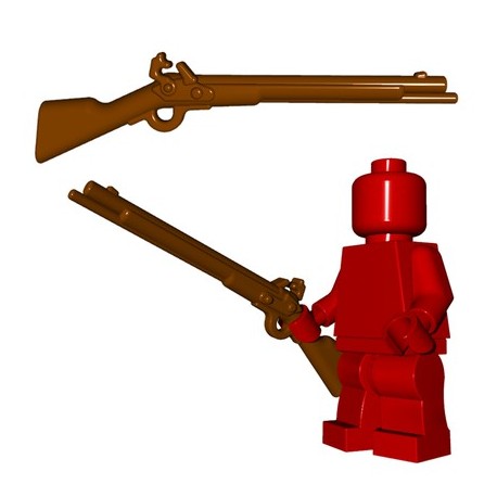 *NEW* 10 Pieces Lego Minifig Weapon Gun Flintlock Pistol Brown