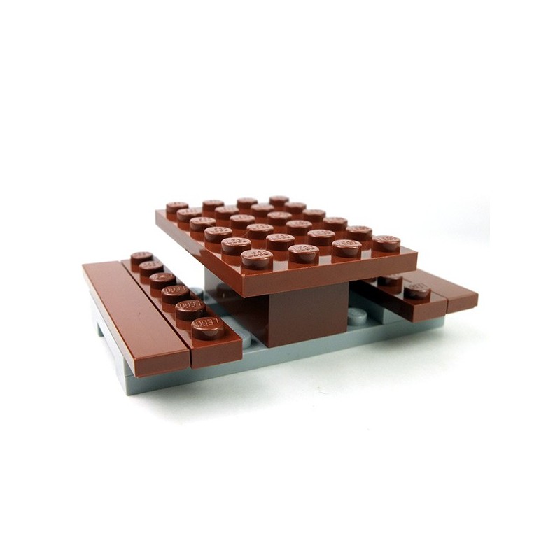 NEW 1x LEGO Reddish Brown Table For Minifigure 