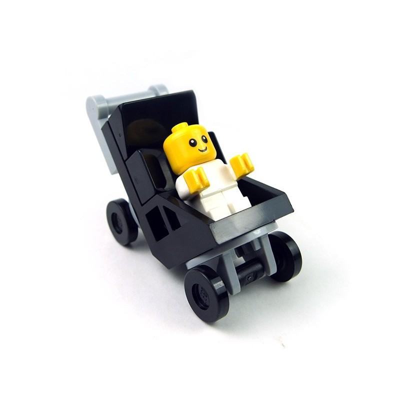 Lego Accessoires Minifig Pousette et Bébé