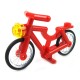 Lego - Vélo Bicyclette rouge (minifigure)