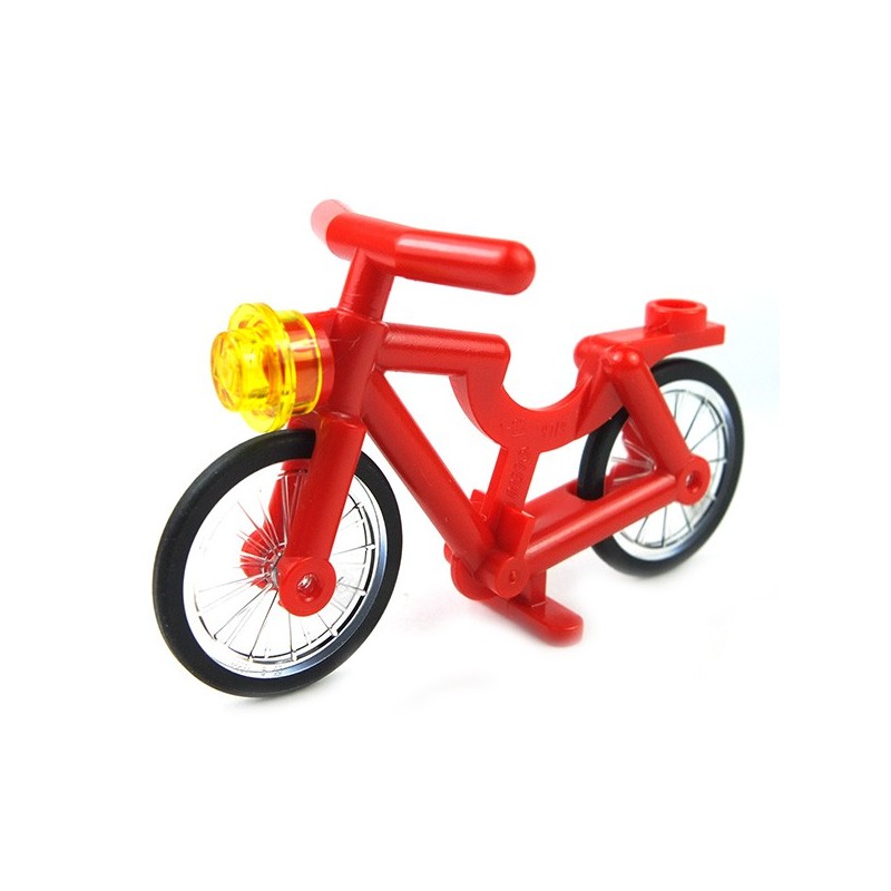 Lego 6 New Red Bicycles Bikes Town City Minifigure Accessories Pieces 