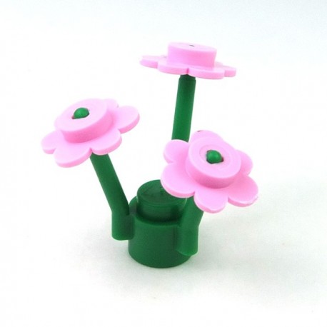 Lego Accessoires Minifig Fleurs (Bright Pink)