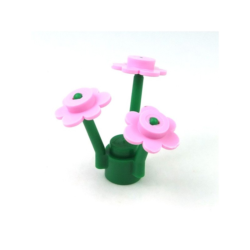 Lego Accessoires Minifig Fleurs (Bright Pink)