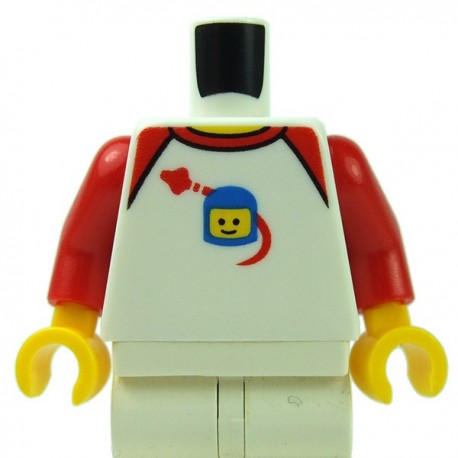 Lego - ﻿White Torso Shirt, Spaceship Orbiting Classic Space Helmet