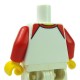 Lego - ﻿White Torso Shirt, Spaceship Orbiting Classic Space Helmet