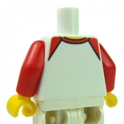 Lego - ﻿White Torso Shirt, Spaceship Orbiting Classic Space Helmet