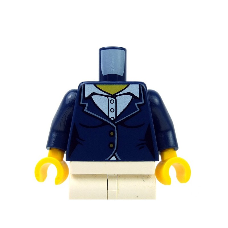 lego minifigure blue torso