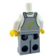 Lego Minifig - Torse + Jambes - Salopette de peintre