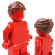 LEGO - Reddish Brown Minifig, Hair Female Swept Back Into Bun