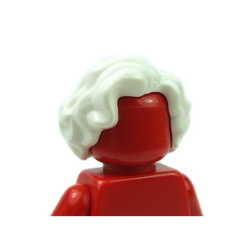lego minifigure white hair