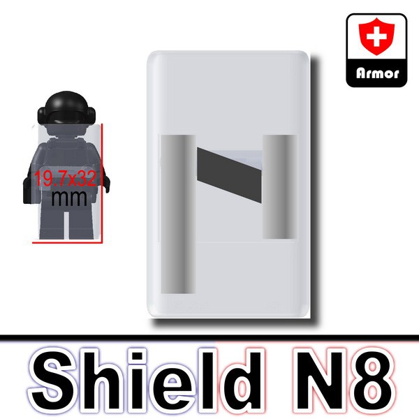 Police Shields For Minifigures Clear 3PC Compatible With Lego Details about   S.W.A.T Shields 