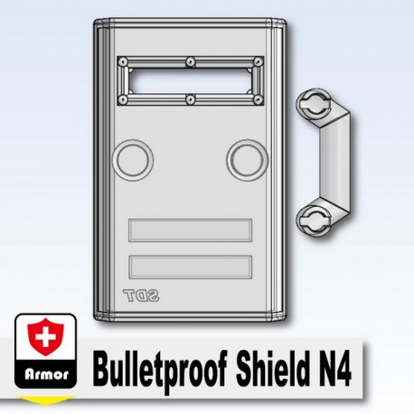 Si-Dan Toys - Bulletproof Shield N4 (Trans-Clear)