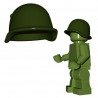 Brick Warriors - Soviet Helmet (Army Green)