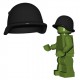 Lego Minifigures BrickWarriors - Casque Soviet (Dark Bluish Gray)