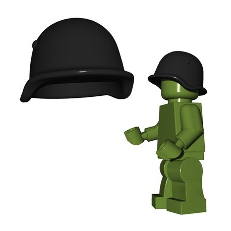 Lego Minifigures BrickWarriors - Casque Soviet (Dark Bluish Gray)