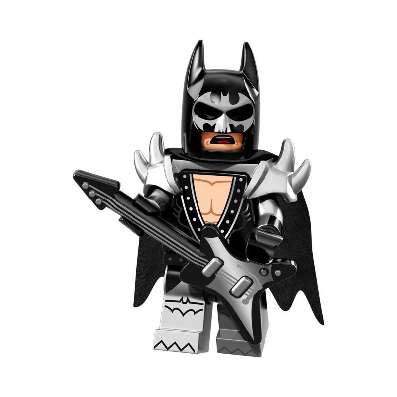 Minifig Collectible BATMAN MOVIE Series 71017 Glam Metal Batman
