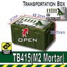 Si-Dan Toys - Transportion Box TB415 (Military Green - M2 Mortar)