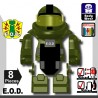 Lego Minifig Si-Dan Toys - E.O.D TS70 (Vert Militaire)