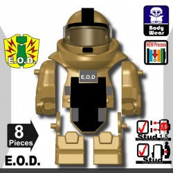 Lego Minifig Si-Dan Toys - E.O.D TS70 (Beige foncé)