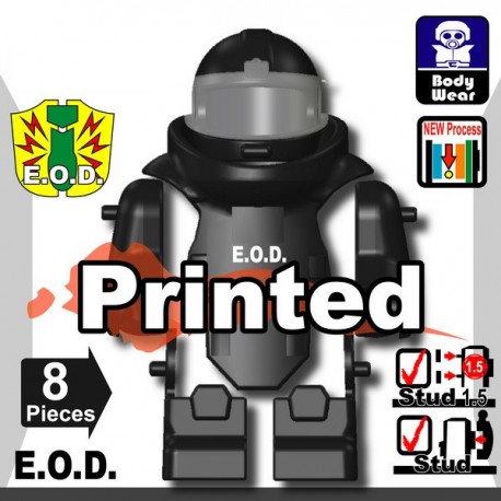 Lego Minifigure Si-Dan Toys - E.O.D TS70 (Noir)