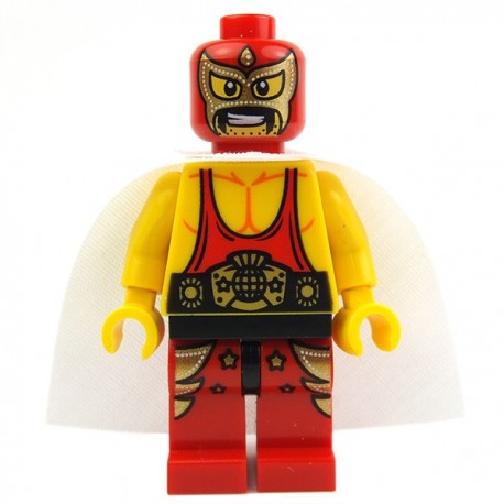 Lego Minifig Lego Movie El Macho Wrestler (La Petite Brique)