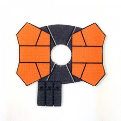 Lego Accessoires Minifigure - Clone Army Customs- Shoulder Double Orange