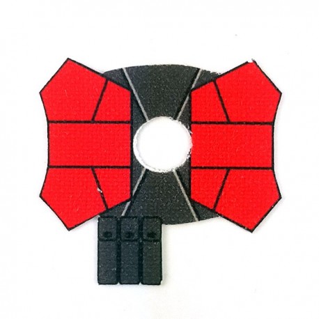 Lego Accessoires Minifigure - Clone Army Customs- Shoulder Double Rouge