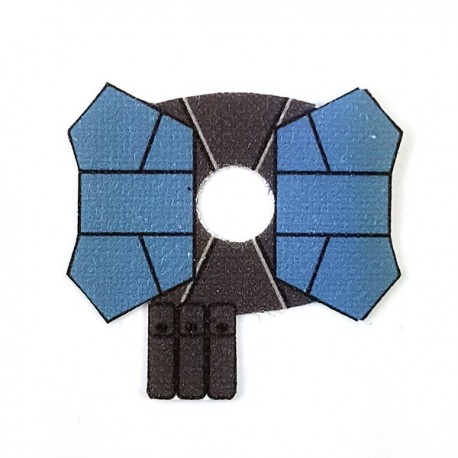 Lego Accessoires Minifigure - Clone Army Customs- Shoulder Double Sand Blue