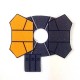 Lego Accessoires Minifigure - Clone Army Customs- Shoulder Pauldron Jaune